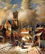 unknow artist European city landscape, street landsacpe, construction, frontstore, building and architecture. 157 oil painting reproduction